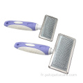 Brosse de toilettage des cheveux avec des perles collantes